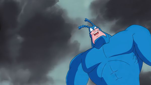 Super hero,The Tick,gambar kartun,production cel,tv series,animasi