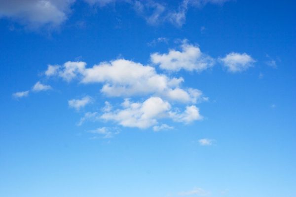 zonlicht, hemel, wolken, blauw, horizon, atmosfeer