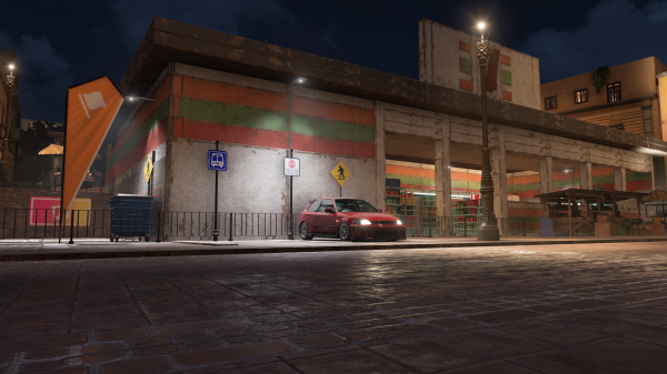 Forza Horizon 5,bil,sportsvogn,nat,Honda Civic,7 Eleven