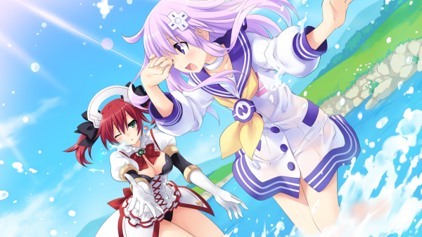 anime,Anime piger,Hyperdimension Neptunia,Nepgear Hyperdimension Neptunia,Cave Hyperdimension Neptunia,illustration