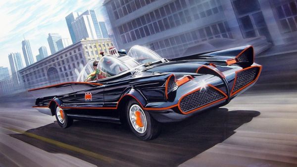 DC Comics,Batman og Robin,Batman,TV,Batmobilen,bil