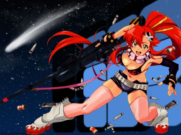 tette,illustrazione,anime,anime girls,cartone animato,Tengen Toppa Gurren Lagann