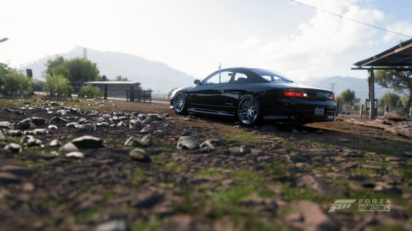 Nissan Silvia,Forza Horizon 5,czarny