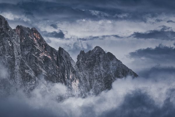 nuvem,céu,atmosfera,Natural landscape,montanha,mundo