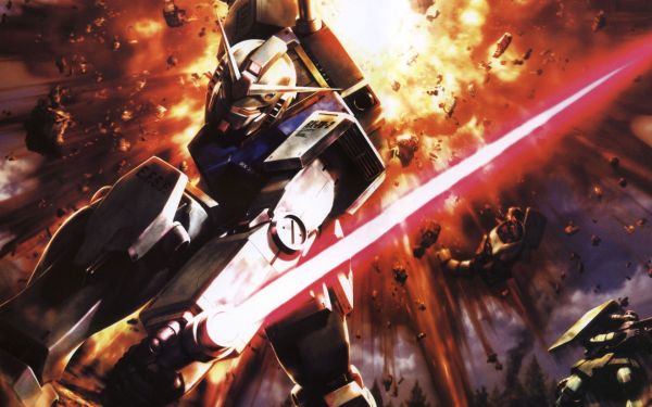 anime, Gundam, Mobile Suit Gundam, Mobile Suit, RX 78 Gundam, screenshot