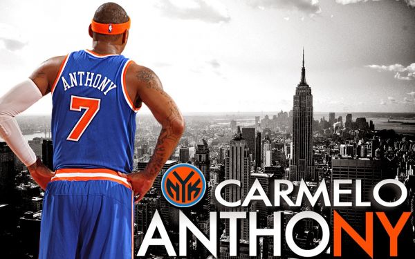 Sport,Nowy Jork,Koszykówka,NBA,Carmelo Anthony,New York Knicks