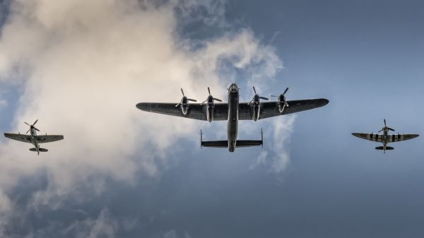 небо,средство передвижения,Самолет,самолет,Пропеллер,Военный самолет