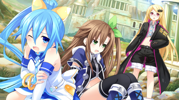 anime, animeflickor, Hyperdimension Neptunia, Superdimension Neptune, IF Hyperdimension Neptunia, Tsunako