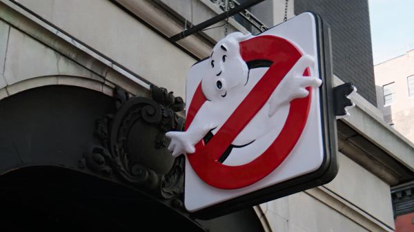 movies,film stills,Ghostbusters,logo,New York City,sign