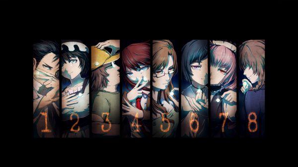 Anime,Steins Gate,Makise Kurisu,Okabe Rintarou,Shiina Mayuri,collage