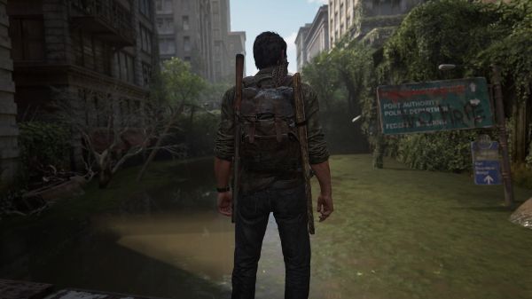 The Last of Us, Joel Miller, Playstation 5, Video Game Art, Bắn màn hình, Con chó nghịch ngợm