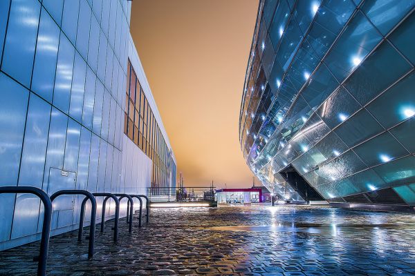 Stadt,Licht,Himmel,Nacht-,Skyline,Museum