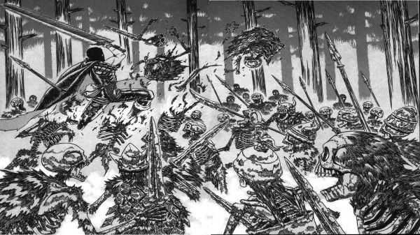 Berserk,Guts,anime men,manga,monochrome,armor