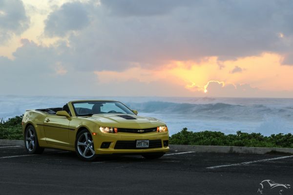 pláž,Chevrolet,Chevrolet Camaro čmelák,Chevrolet Camaro SS,1920x1280 px,Hawaii