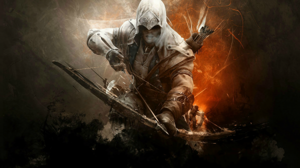 Assassin's Creed,Assassins Creed III,oscuridad,captura de pantalla,Papel pintado de la computadora,Conner Kenway