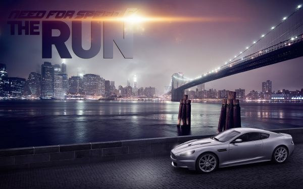 Besoin de vitesse,Nfs,Need for Speed ​​The Run,pont,ville,détroit