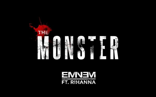 sang,the monster,Eminem,Rihanna