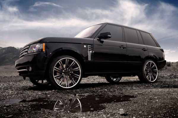 car,vehicle,tuning,clouds,wheels,Range Rover