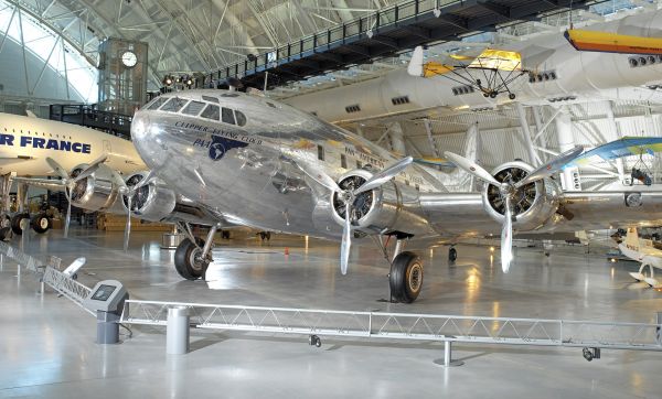 飞机,博物馆,boeing 307,stratoliner,机库