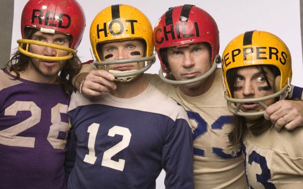 Red Hot Chili Peppers,helmet,numbers,letters,look