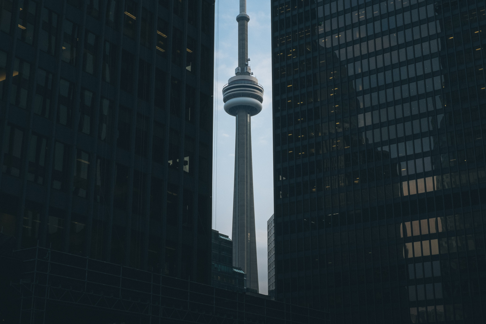 television tower, skyscrapers, buildings, architecture