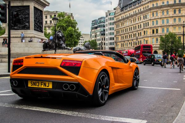 Londres, voiture, véhicule, la photographie, rue, route