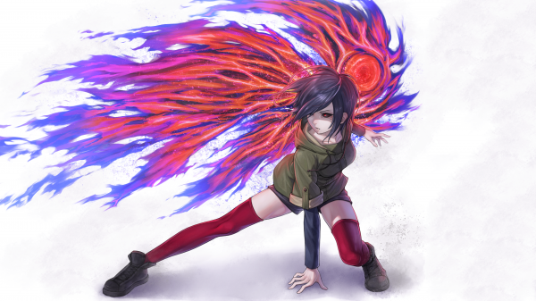 illustration, anime, anime girls, Tokyo Ghoul, Kirishima Touka, Toy