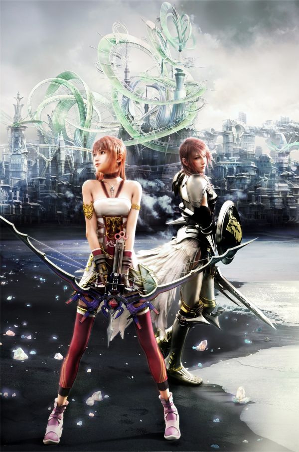 videojuegos, Anime, Fantasía Final, Final Fantasy XIII, espada, cristal