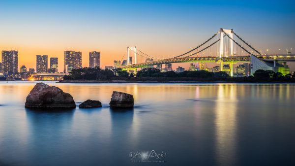 景观,日落,海,市,都市风景,日本