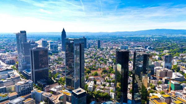 city, cityscape, skyline, skyscraper, photography, Frankfurt