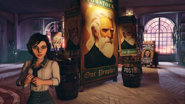 noc,fotografie,video hry,BioShock,BioShock Infinite,screenshot