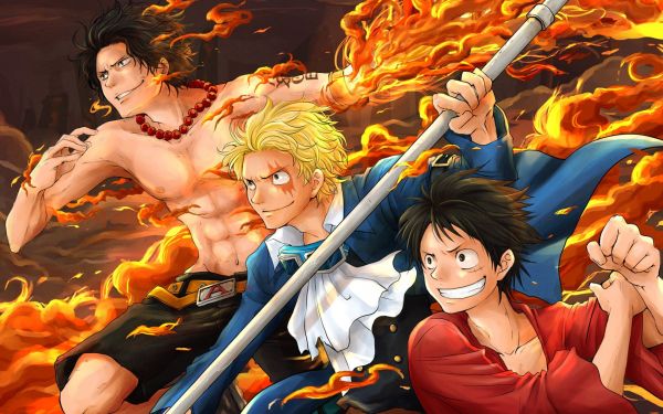 ลิง D Luffy,หนึ่งชิ้น,Portgas D Ace,ซาโบ,1920x1200 px,มังงะ