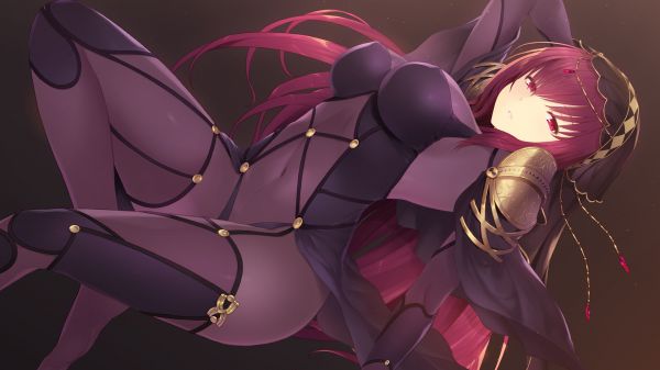 bodysuit,rødhåret,Scathach Fate Grand Order,Fate Grand Order