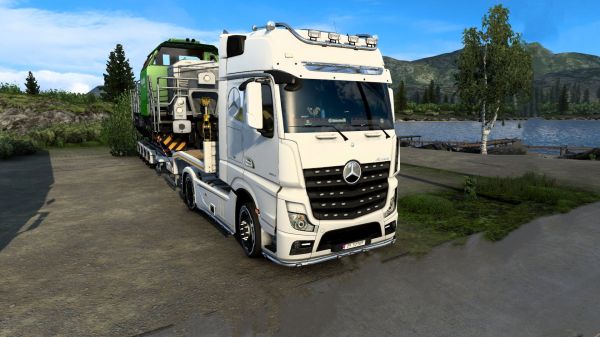 Euro Truck Simulator 2,LKW,Mercedes Benz Actros MP4,Mercedes Benz,Videospiele,Fahrzeug