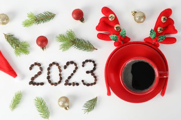 кофе,Рождественские украшения,2023 Year