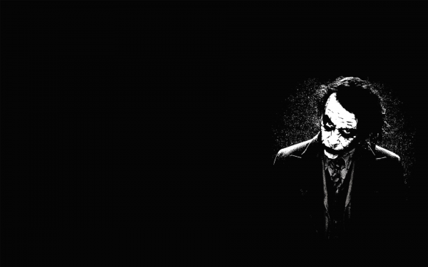 Monochrome,Joker,Trilogie des Chevaliers noirs,fond noir