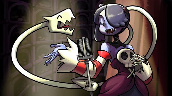 anime girls,cantando,Skullgirls,Sienna Contiello