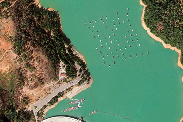 Krajina,satelitné obrázok,letecký pohľad,pohľad zhora,Google Earth Aerial View