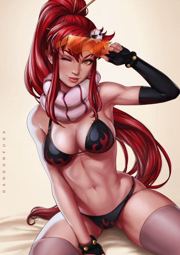 decollete,dij highs,dandon fuga,bikini,tweedelige badpak,Tengen Toppa Gurren Lagann