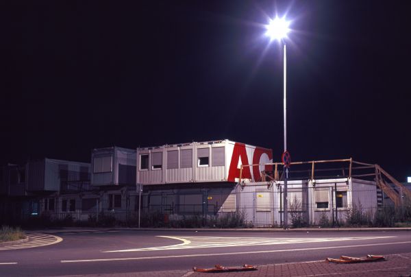 街路灯,シティ,空,夜,建築,建物