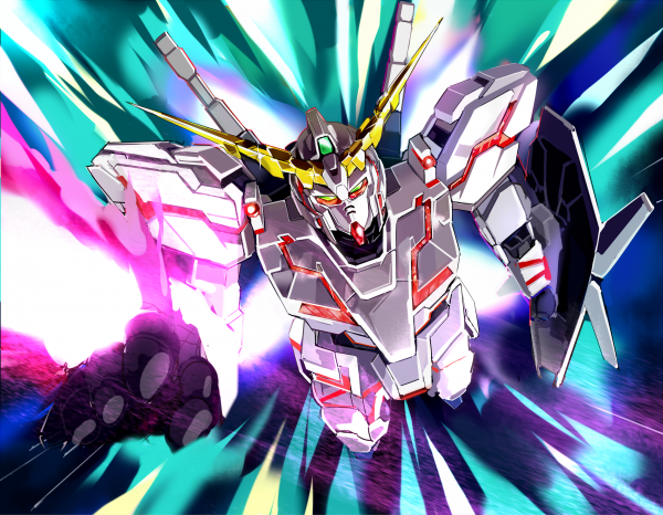 Anime, Gundam, RX 0 Unicorn Gundam, Hareketli Takım Gundam Unicorn, Meşe, Unicorn Gundam