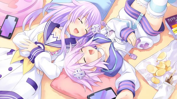 anime dievčatá,Hyperdimension Neptunia,Nepgear Hyperdimension Neptunia,Neptune Hyperdimension Neptunia,3208x1805 px