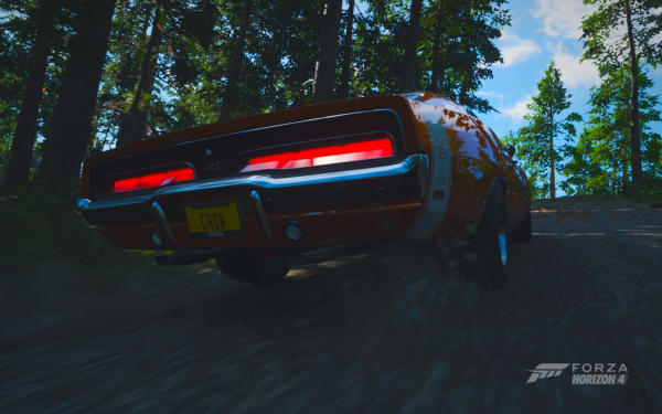 Forza Horizon 4,Dodge Challenger RT,rýchlostné obmedzenia,screen shot,auto,video hry