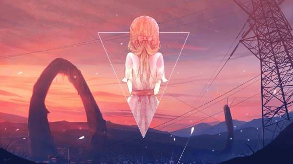 อะนิเมะวอลล์เปเปอร์,อะนิเมะ,สาวอะนิเมะ,ศิลปะดิจิตอล,anime landscape,Photoshop