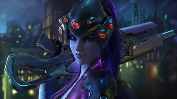 CGI,Overwatch,γυναίκες,Widowmaker Overwatch,γείσα,Jonathan Romeo