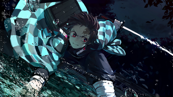 anime,Kimetsu no Yaiba,anime pojat,Tanjiro Kamado,Kamado Tanjir,katana