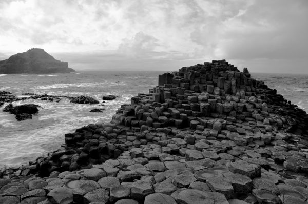 paesaggio,mare,baia,roccia,natura,monocromo