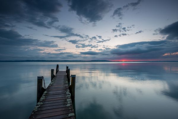 lumière du soleil,le coucher du soleil,Lac,mer,baie,nuit