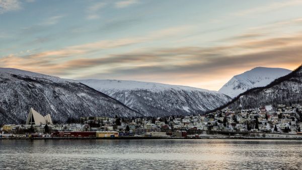 Norge,fjord,bergen,stadsbild,Troms,The Artic Cathedral