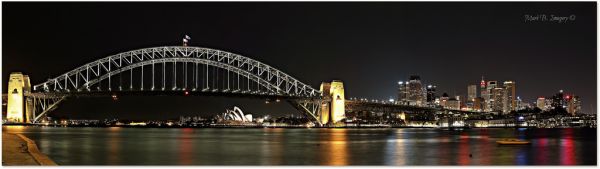 ciudad, Paisaje urbano, noche, agua, arquitectura, urbano